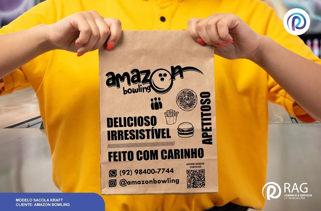 Sacola kraft Amazon Bowling